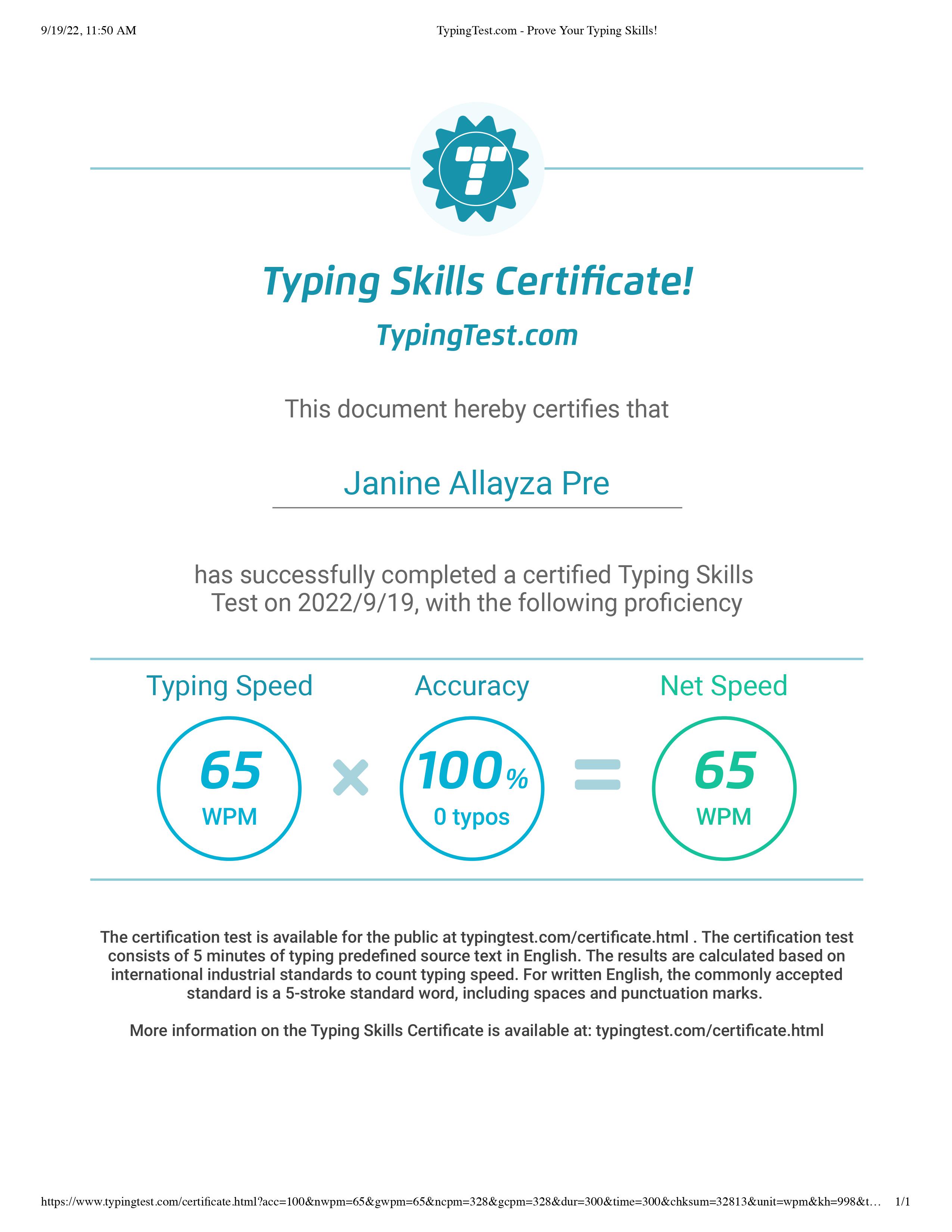 Typing Test