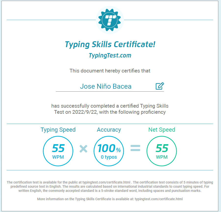 Typing Skill