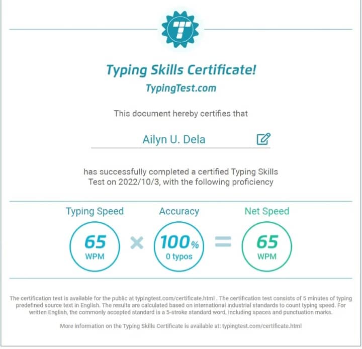 Typing Test