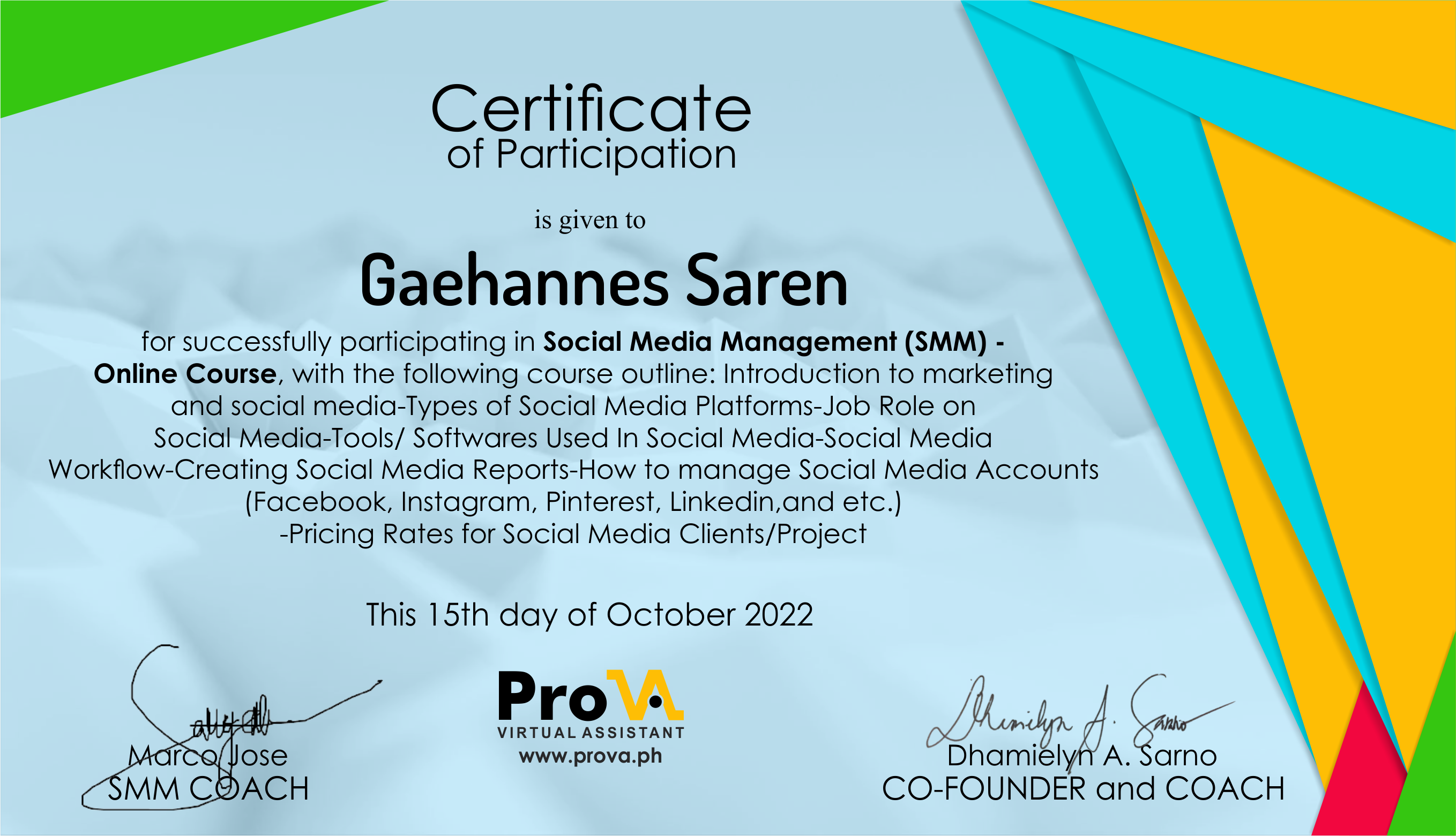 Social Media Management In-depth Training