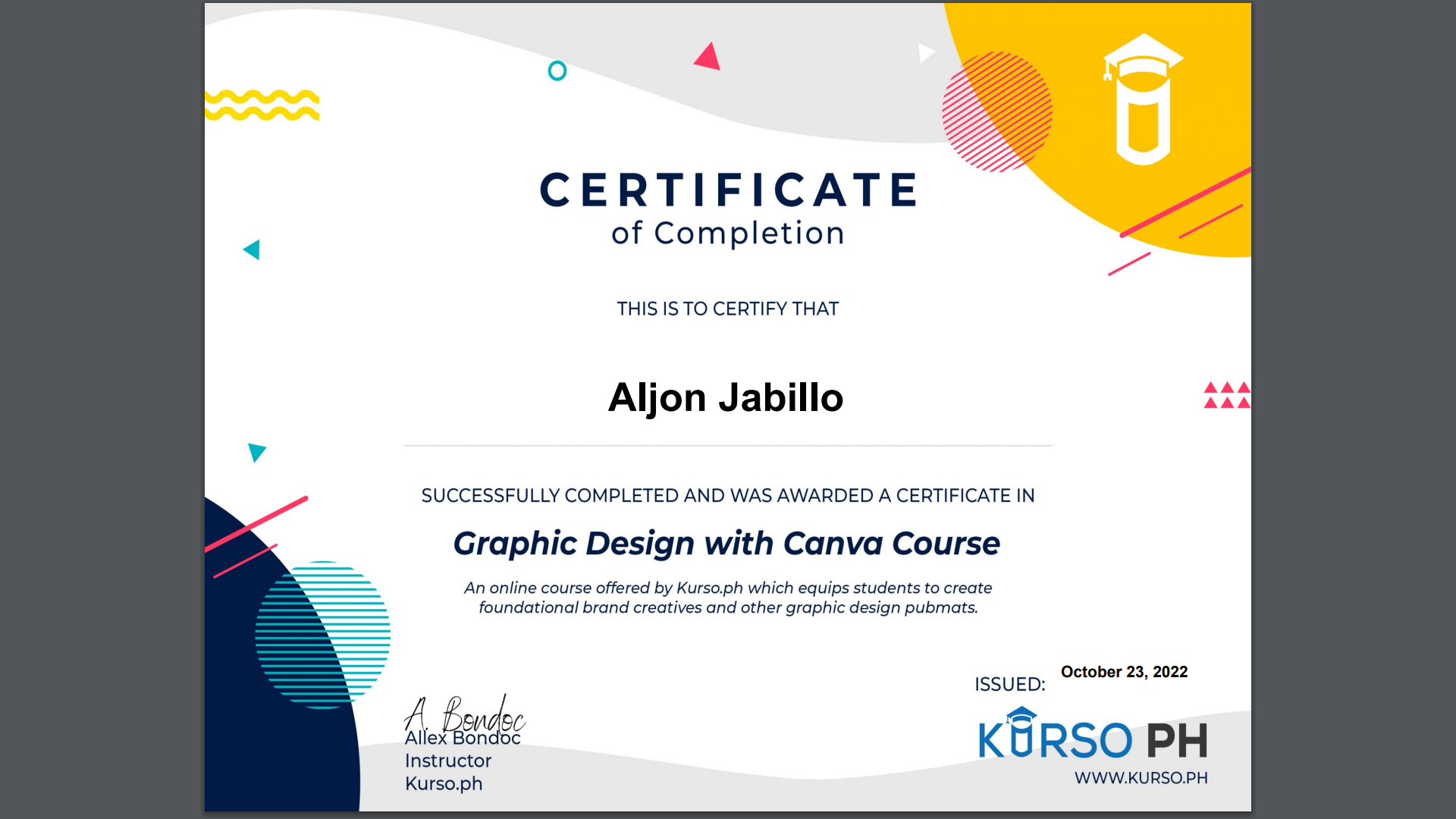 Graphic Design with Canva Course