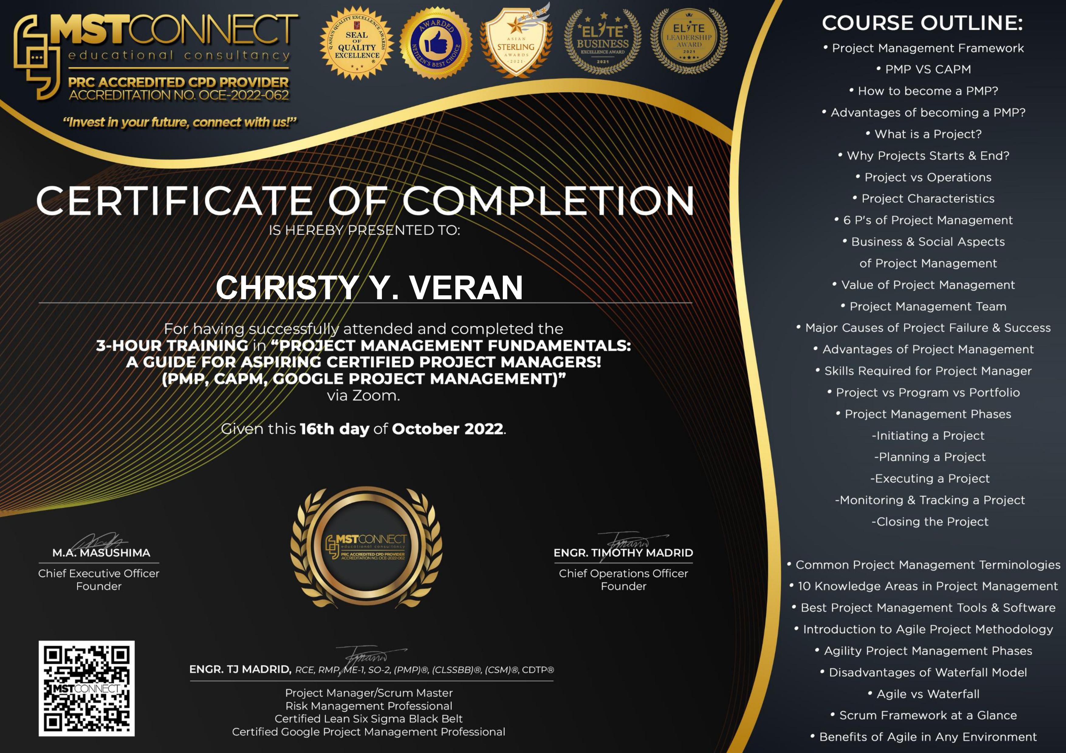 Project Management Fundamentals