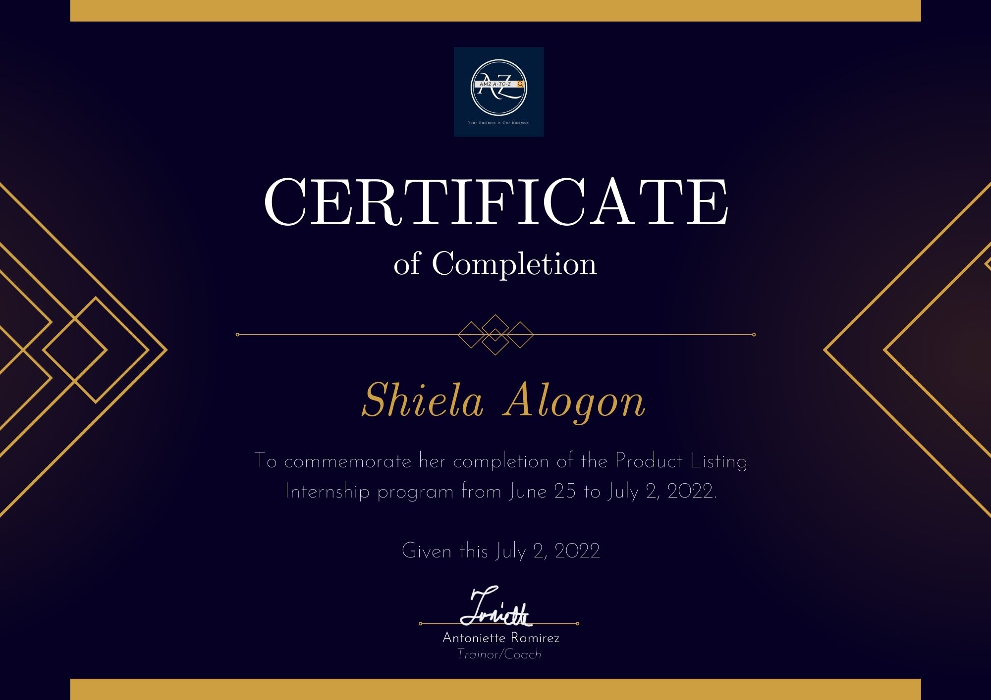 Product Listing Internship Program