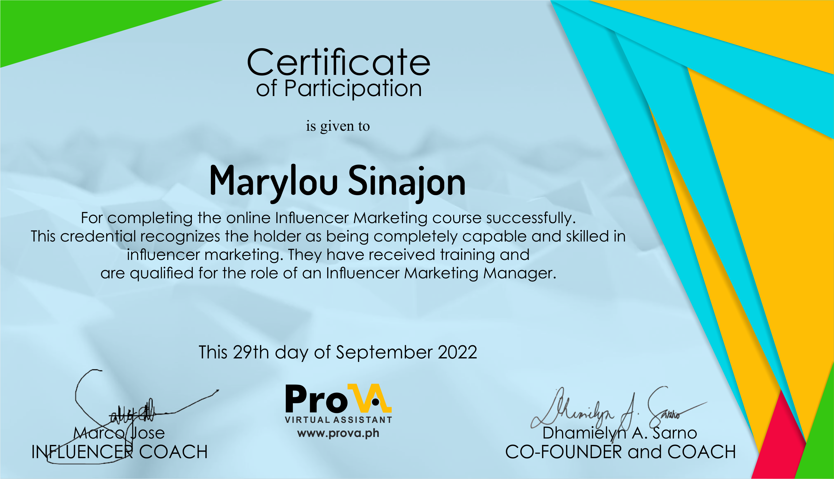 Influencer Marketing Manager