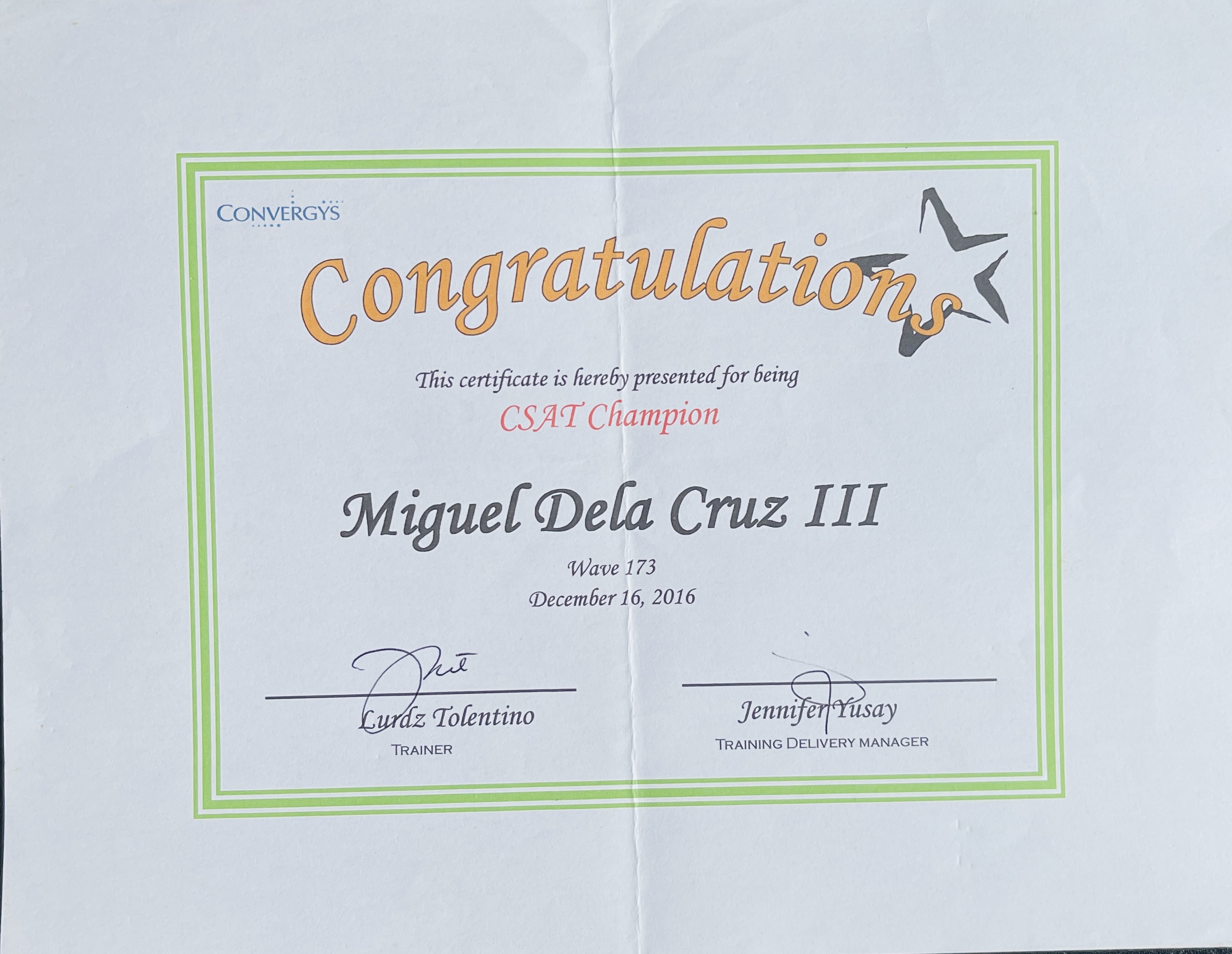 Customer Service Specialist