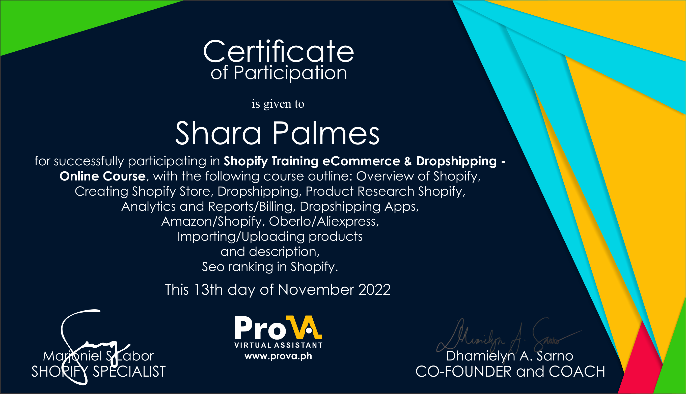 Shopify Training eCommerce & Dropshipping Online Course