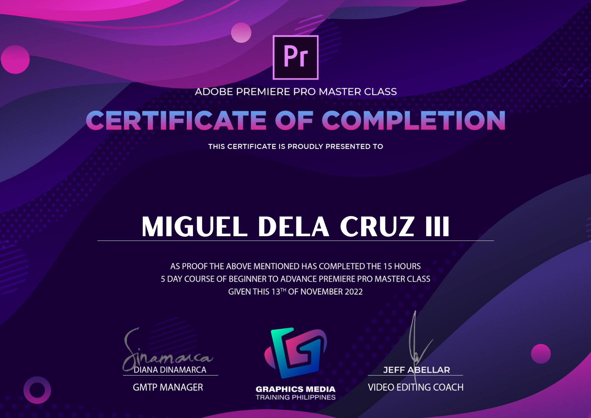 ADOBE PREMIERE PRO MASTER CLASS