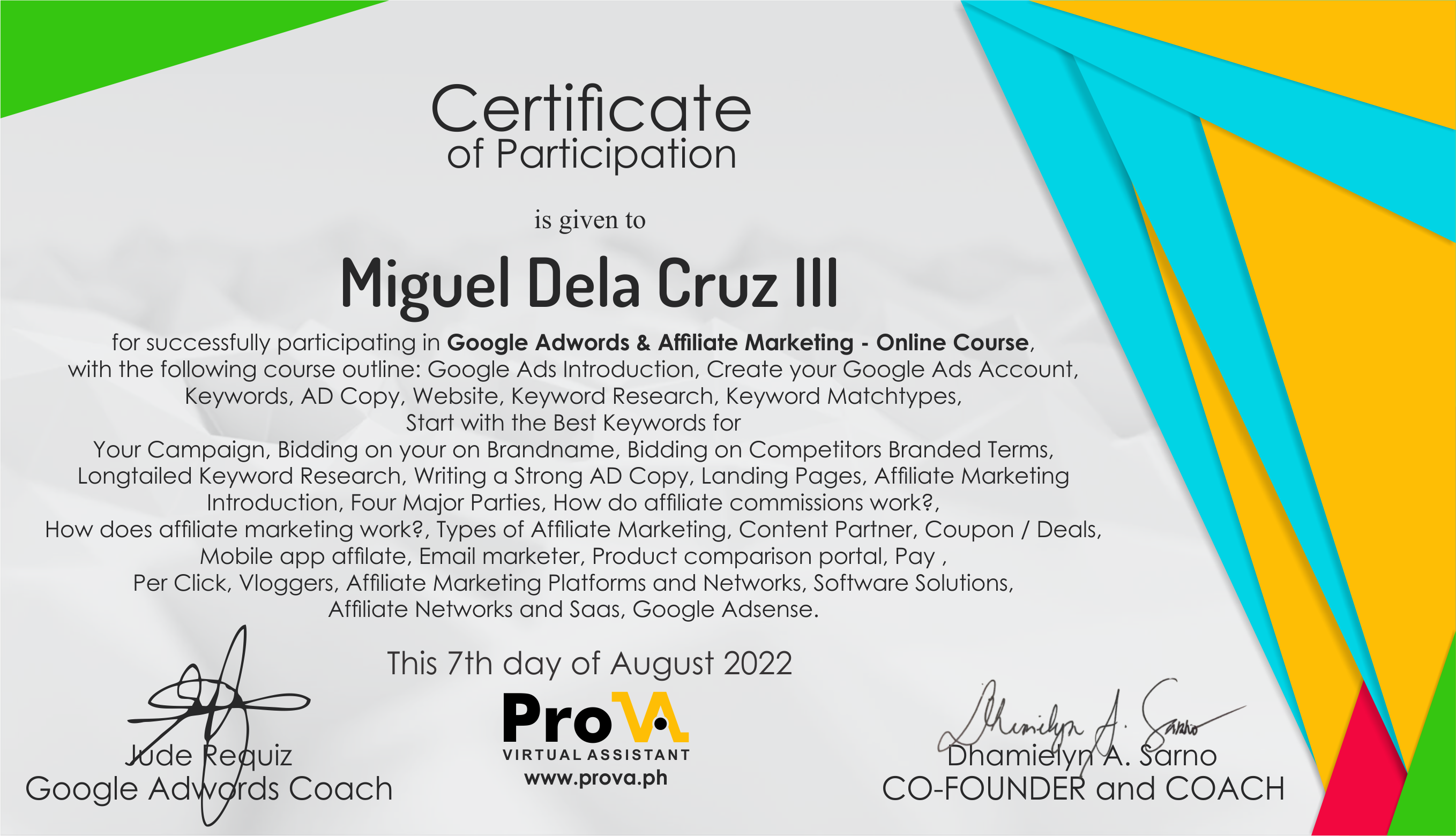 Google Adwords & Affiliate Marketing