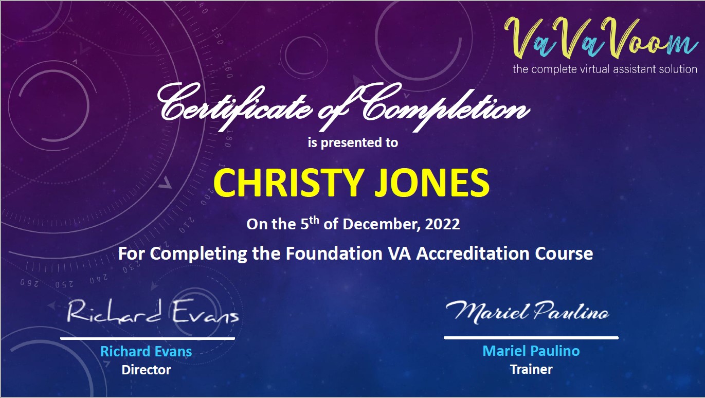 VA Accreditation Course