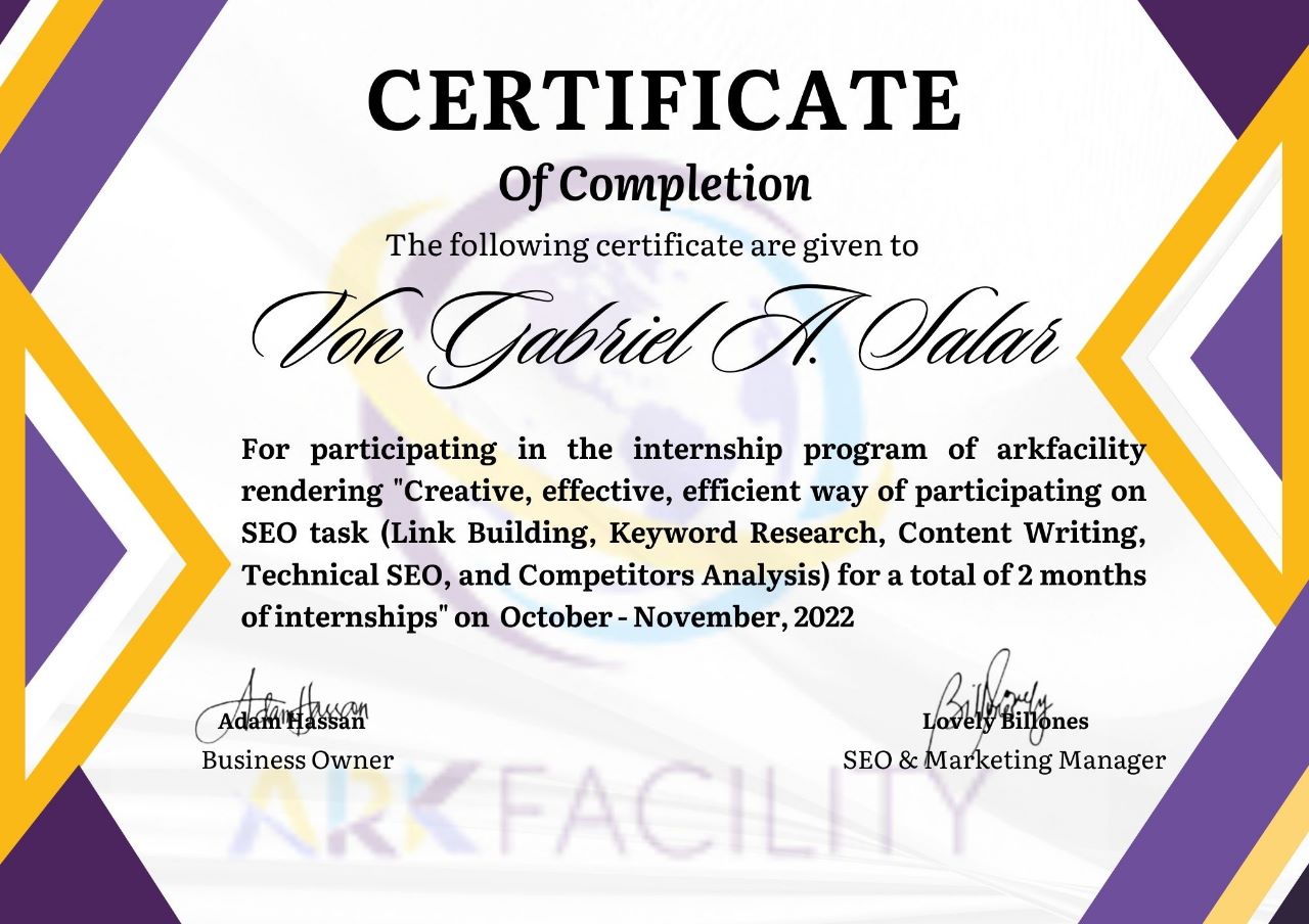 Internship Program for SEO Task ( Link Building, Keyword Research, Content Writing, Technical SEO, and Competitors Analysis)