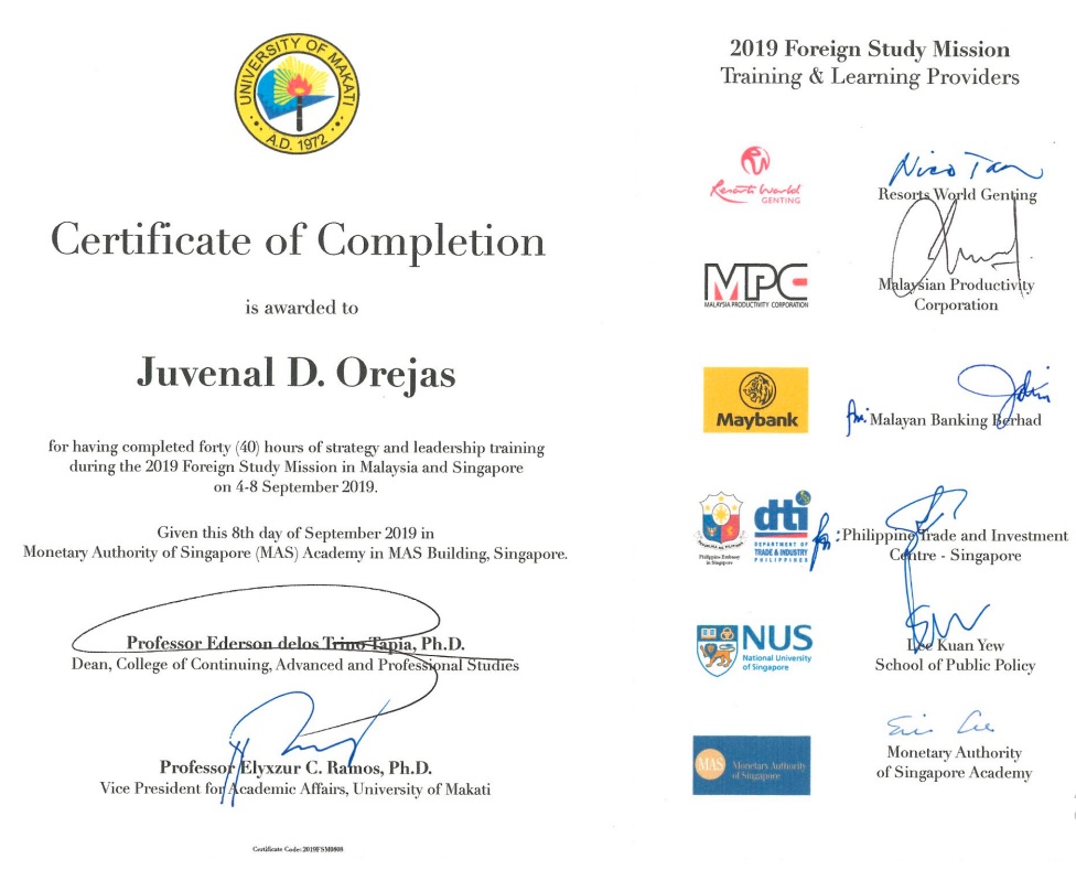 Foreign Study Mission