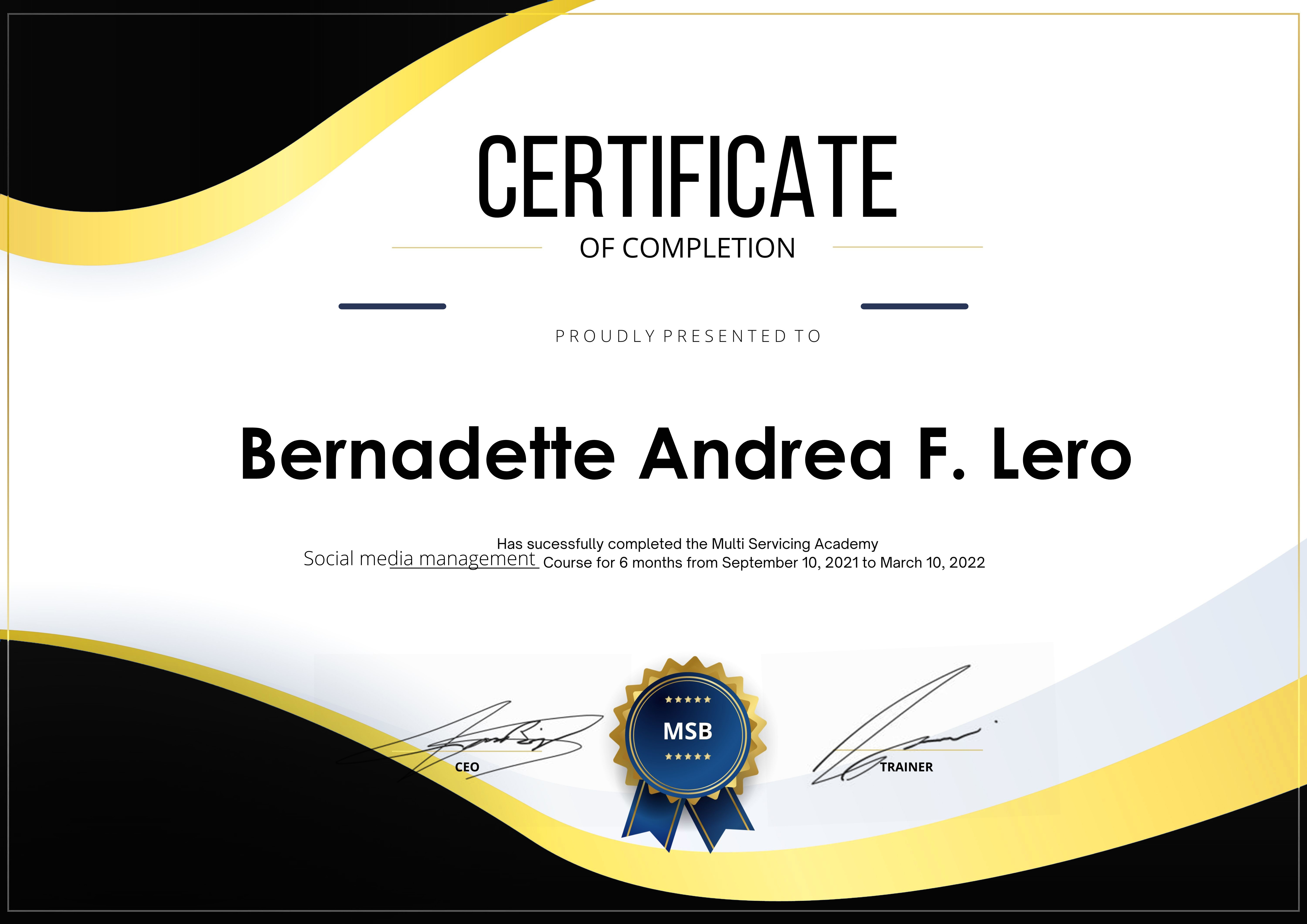 Social Media Management Course