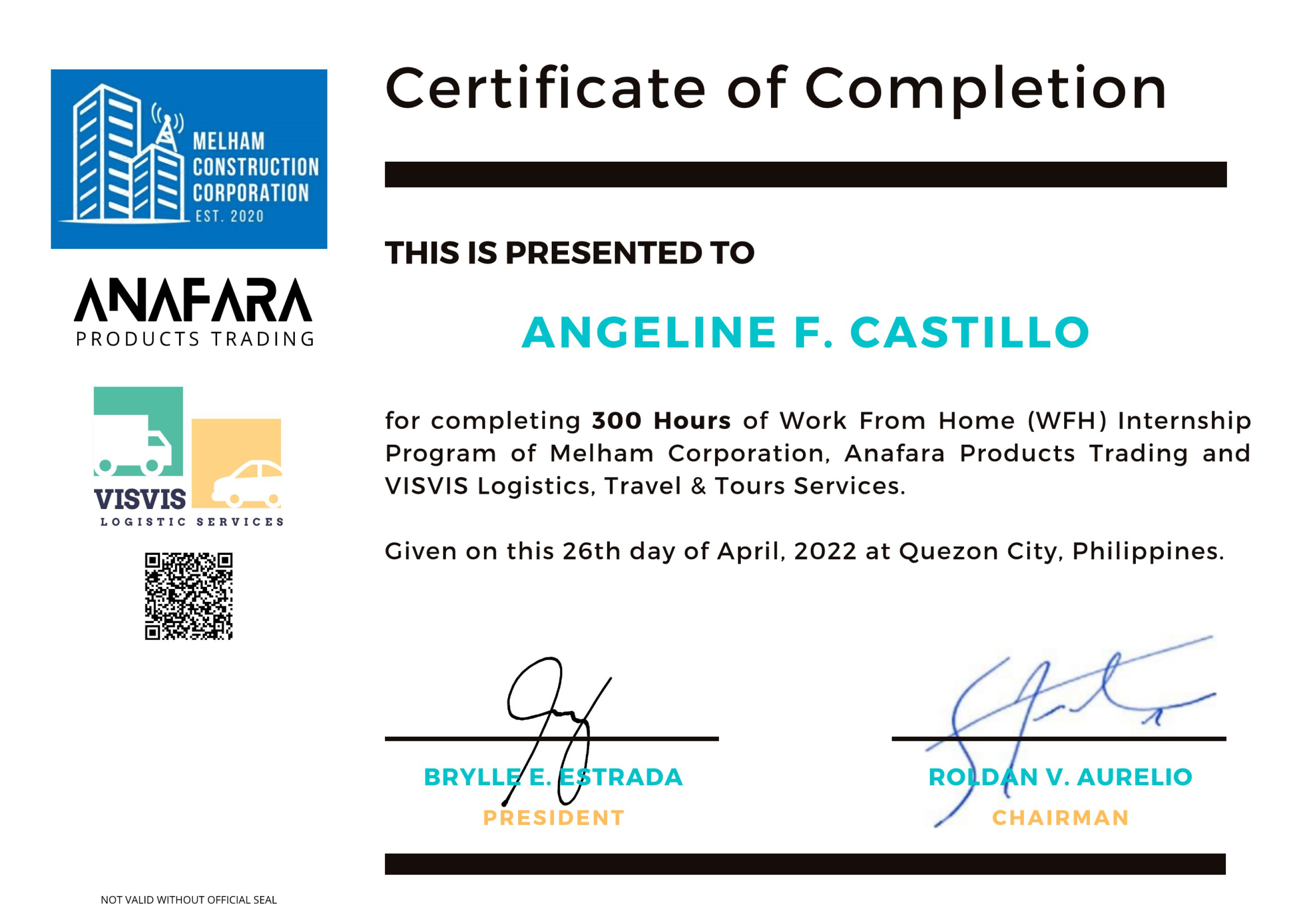 SALES AND MARKETING INTERN