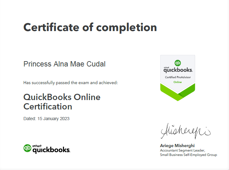 Certified ProAdvisor Online