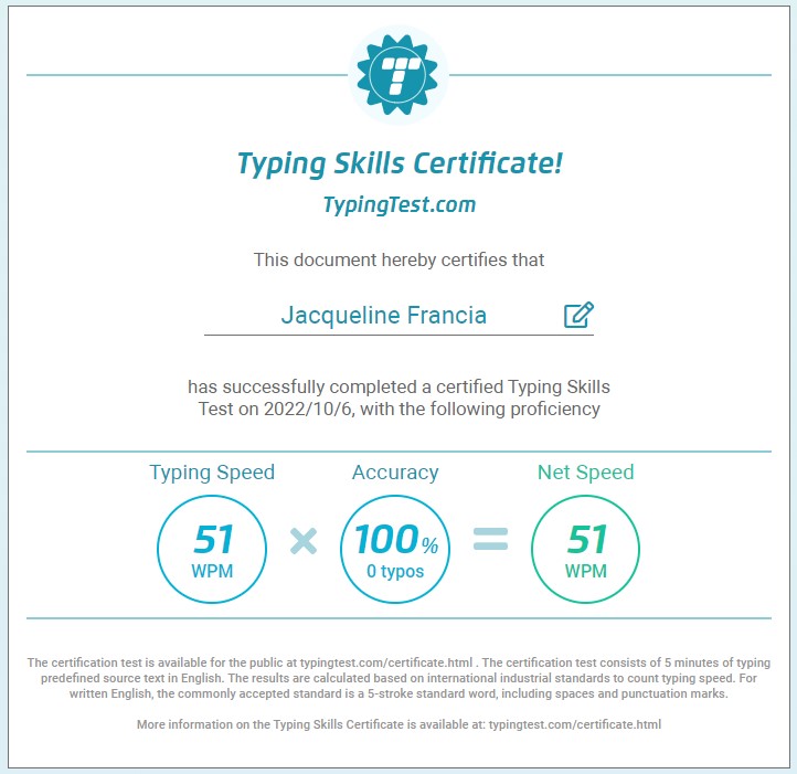 Typing Test