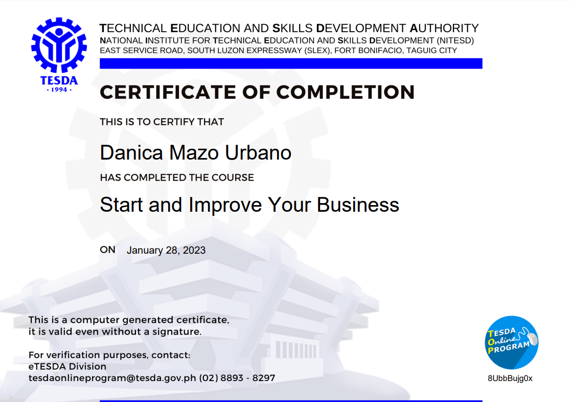 Start and Improve Your Business