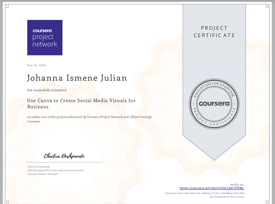 COURSERA: Canva