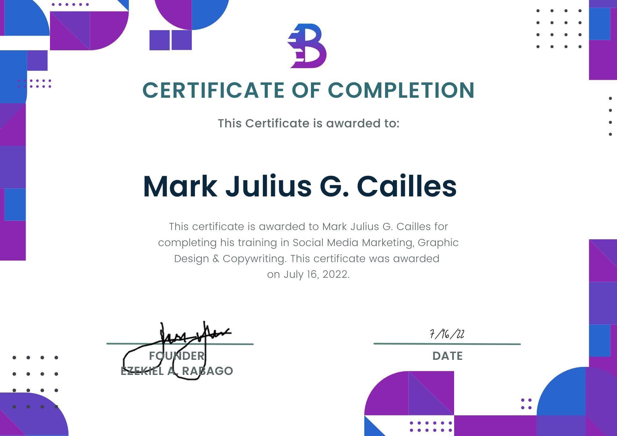 SOCIAL MEDIA MARKETING, GRAPHIC DESIGN & COPYWRITING TRAINING