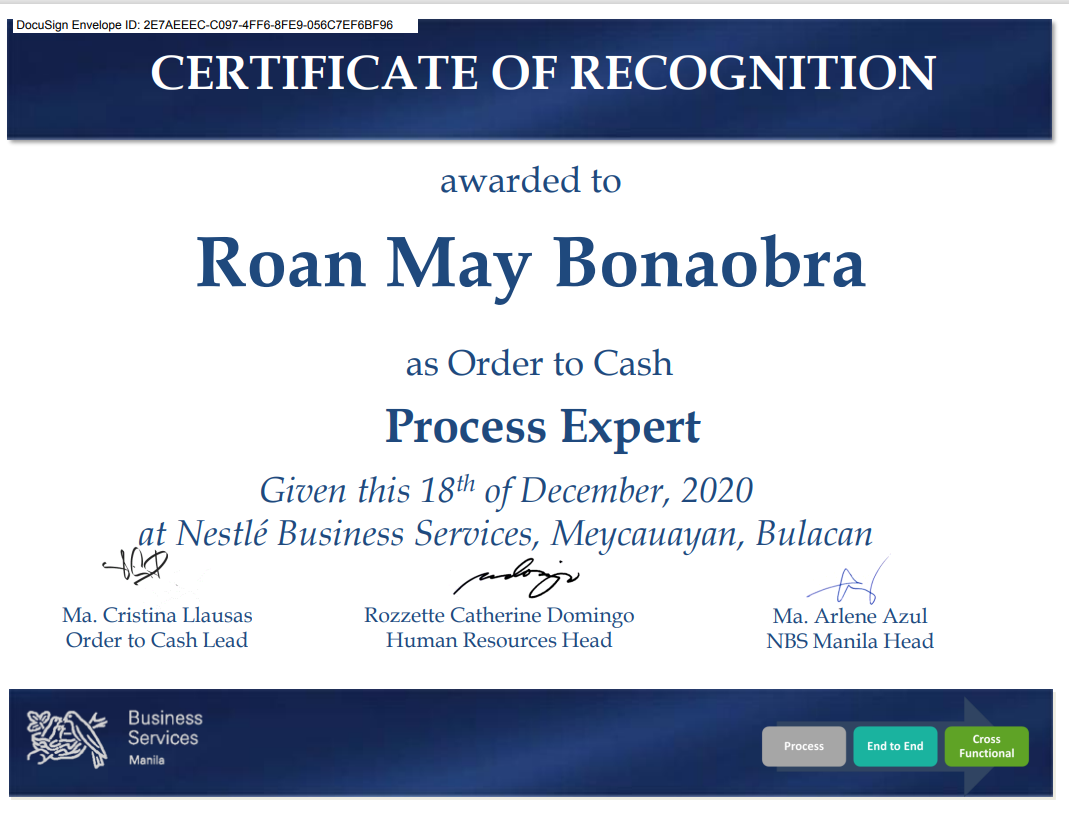 Certification Process Expert
