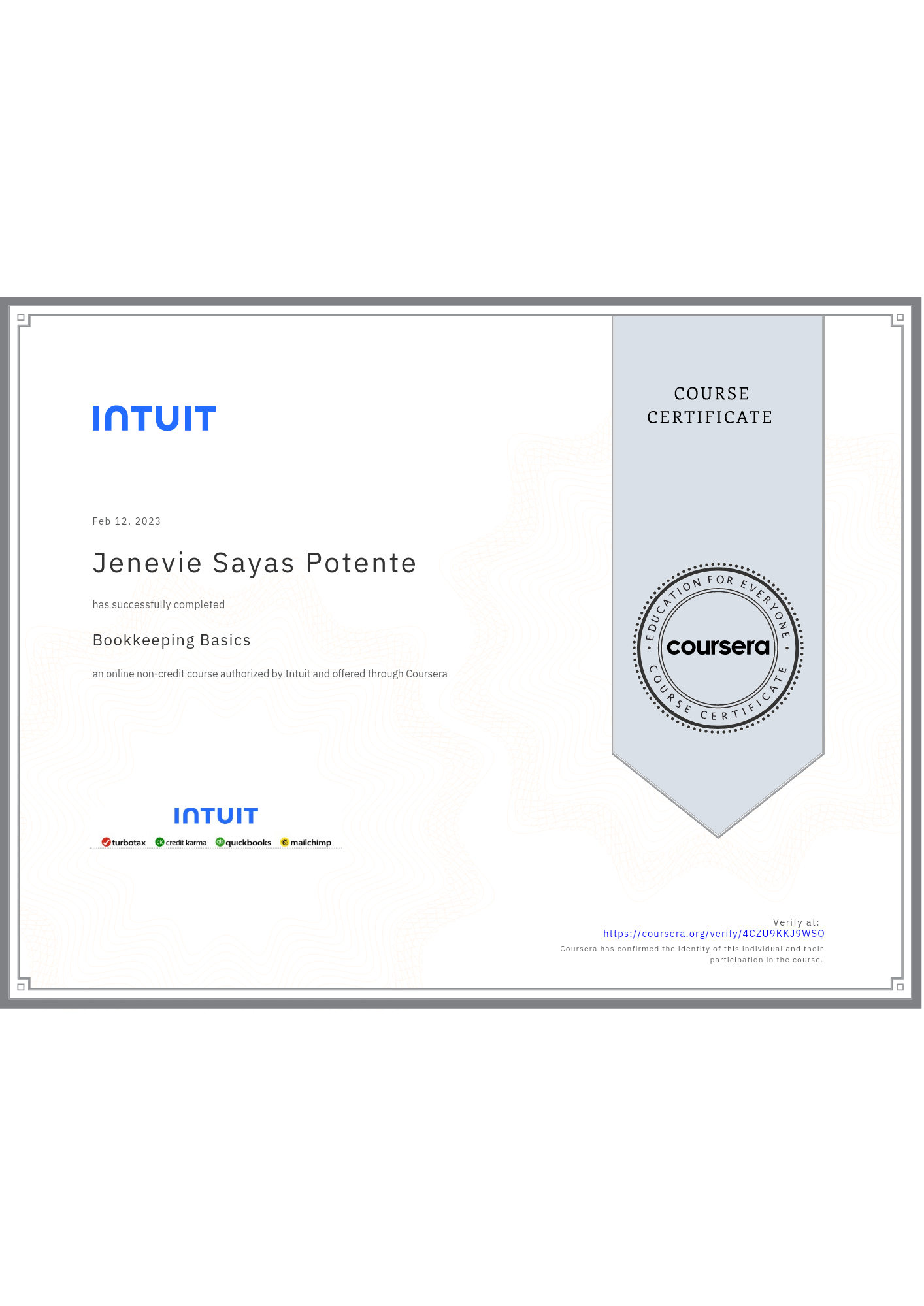 Intuit Quickbooks - Bookkeeping Basics