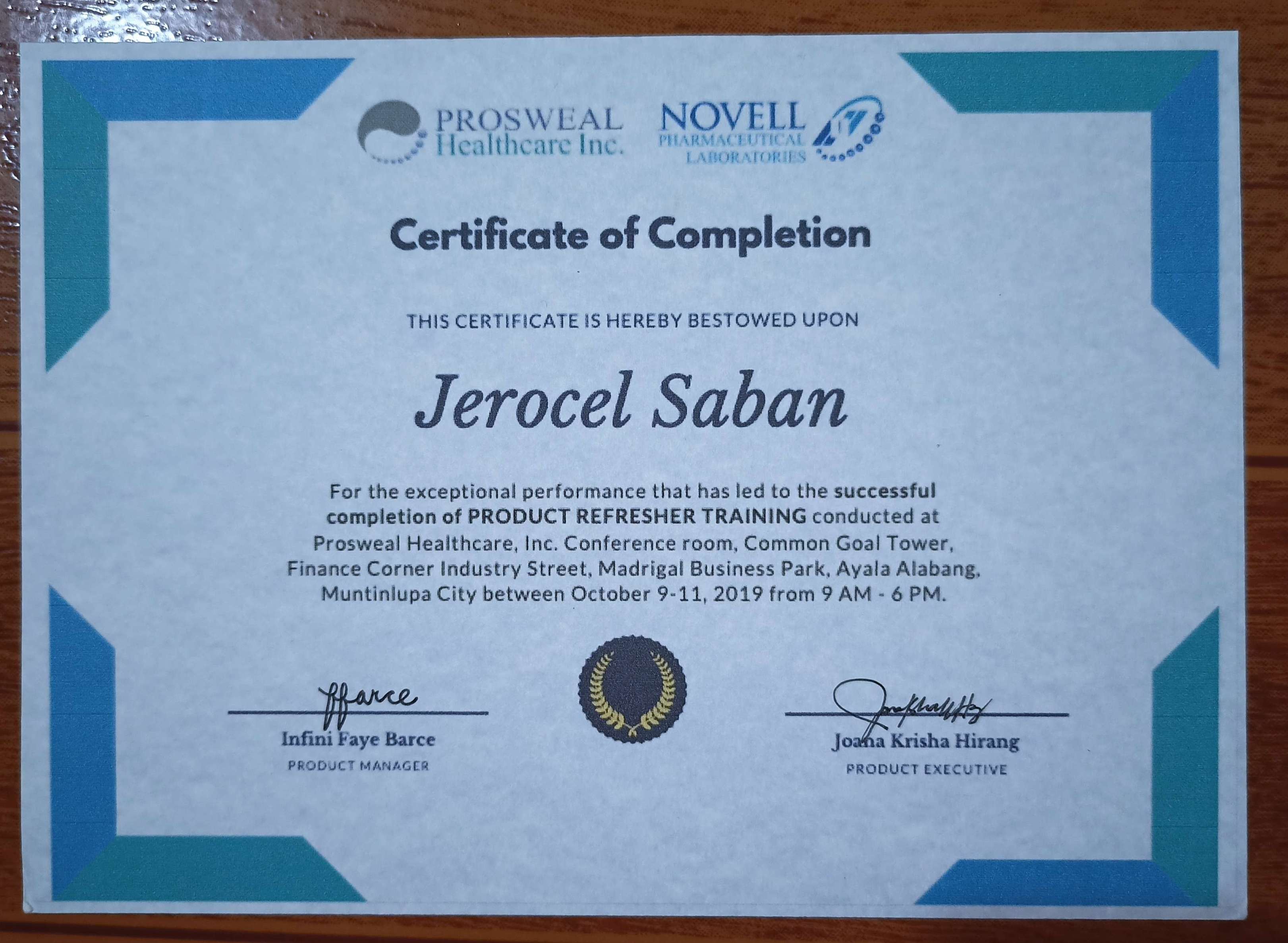 Product Refreshee Training