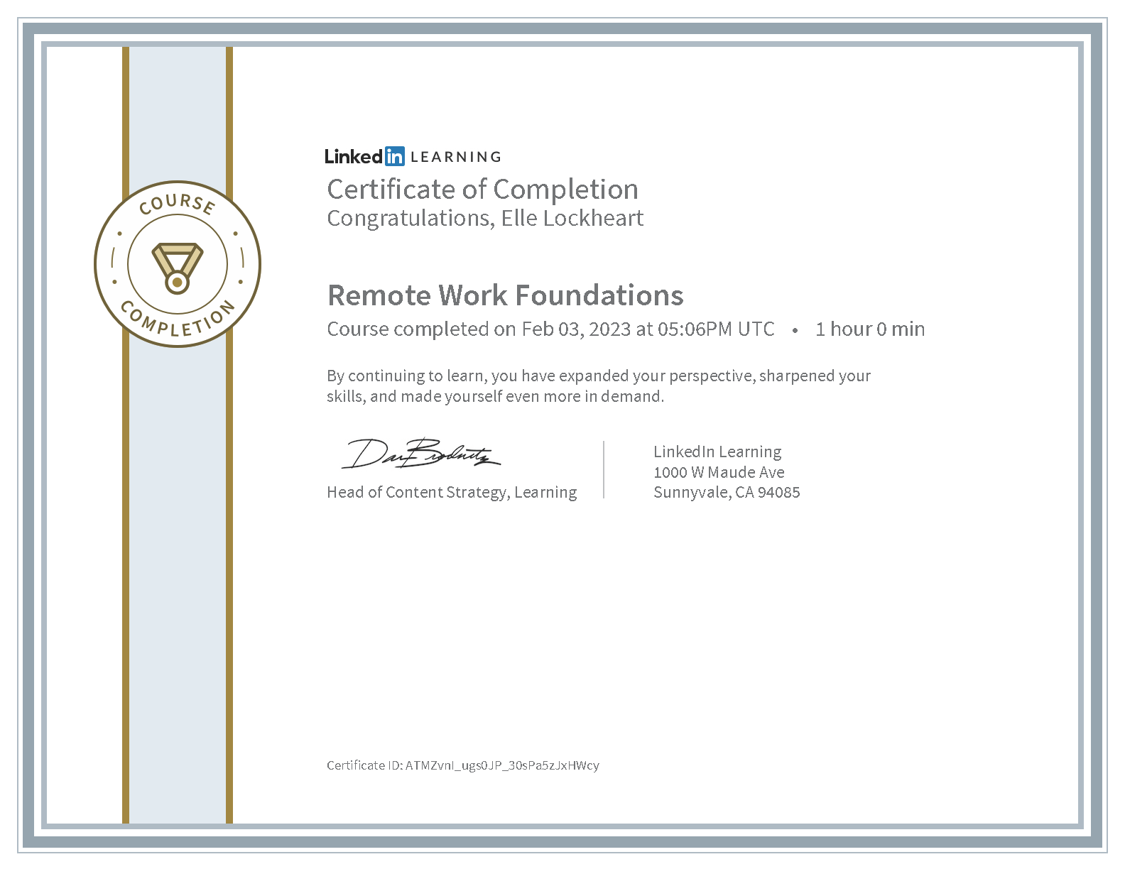 Remote Work Foundations