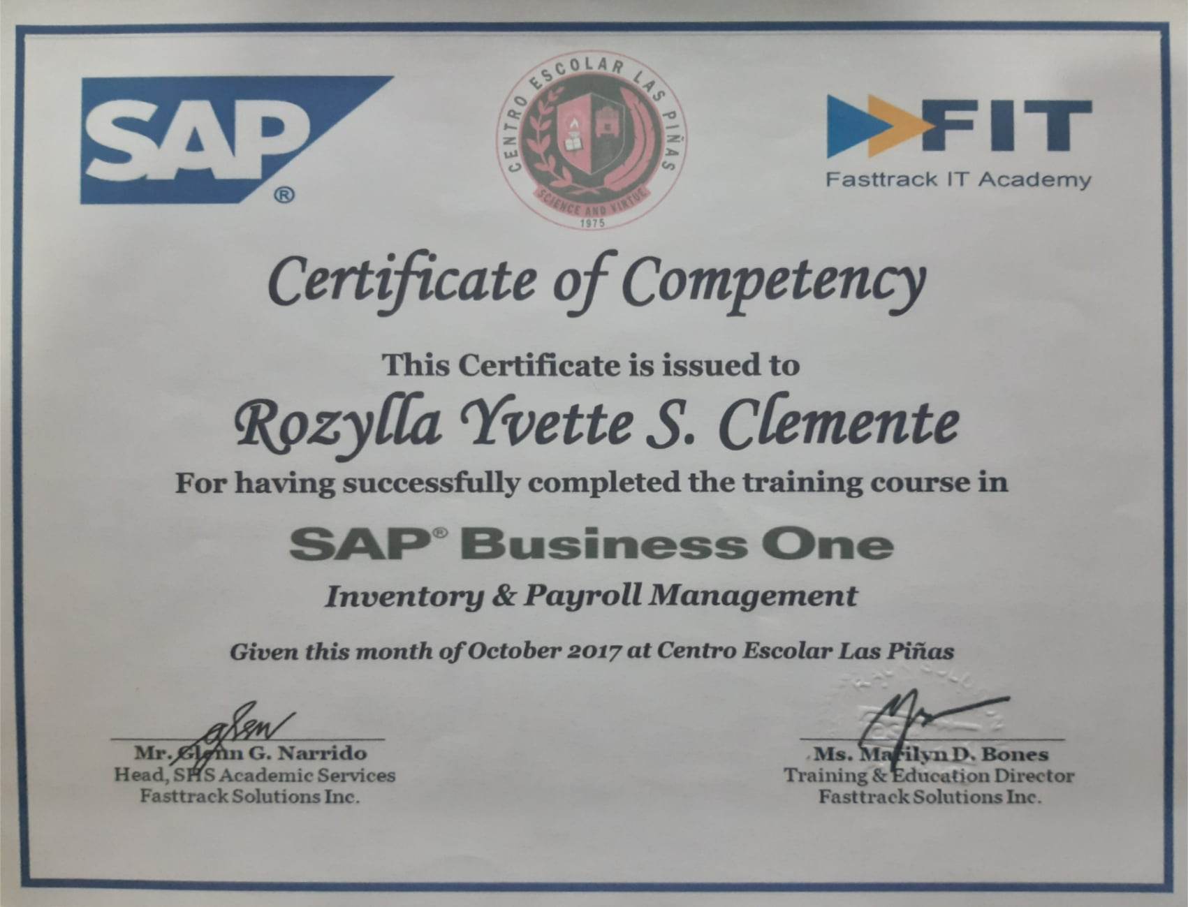 Inventory and Payroll Management