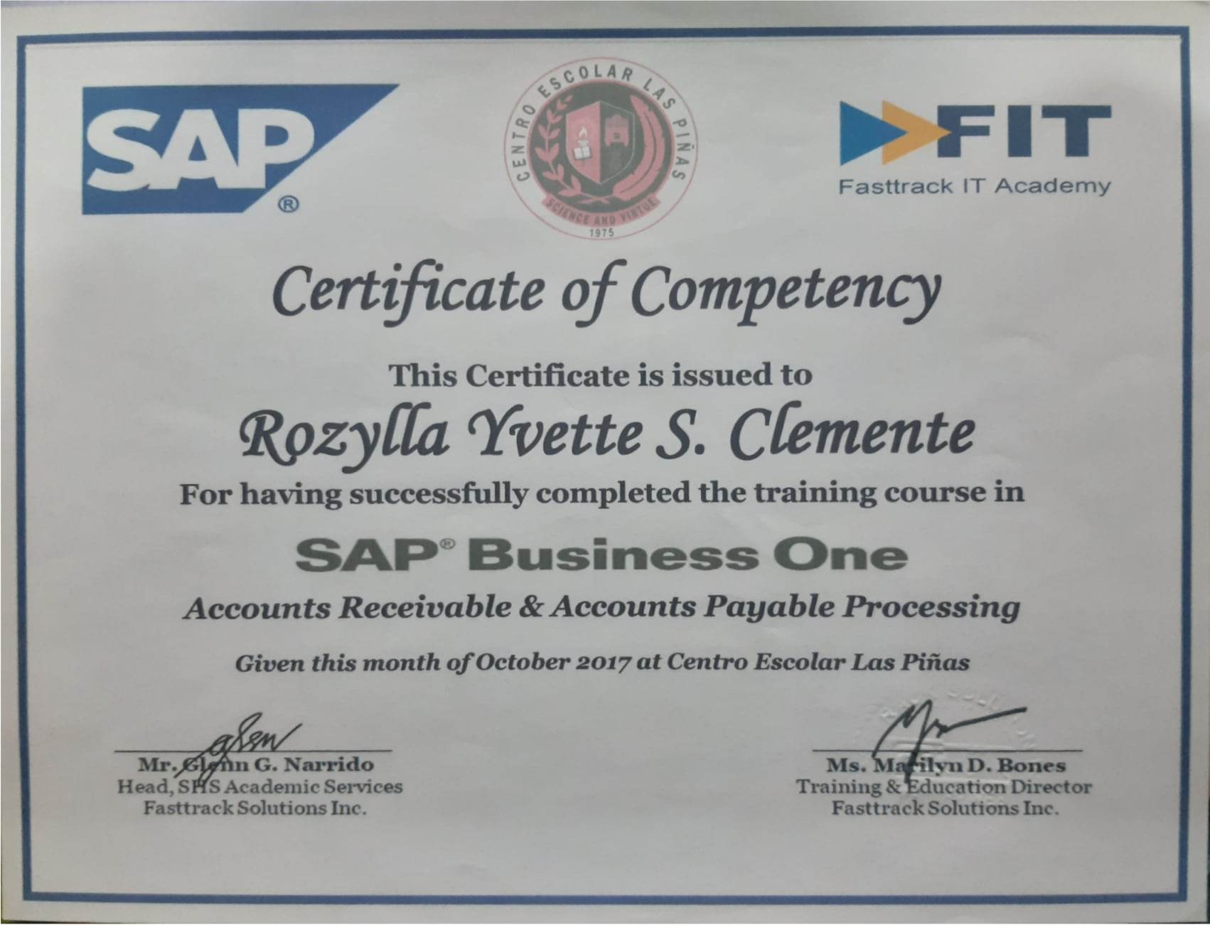 Accounts Receivable and Accounts Payable Processing