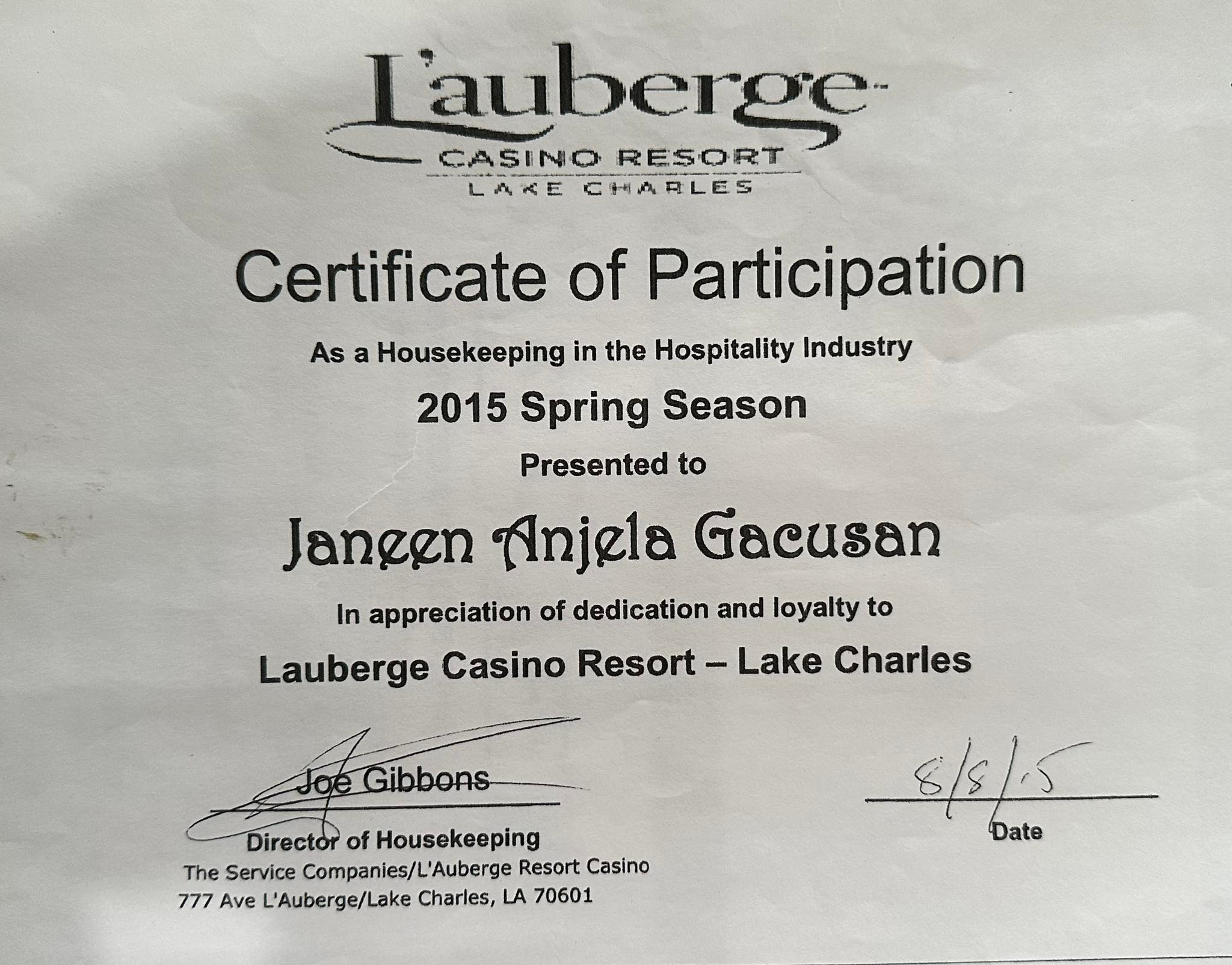 Lauberge Casino Resort