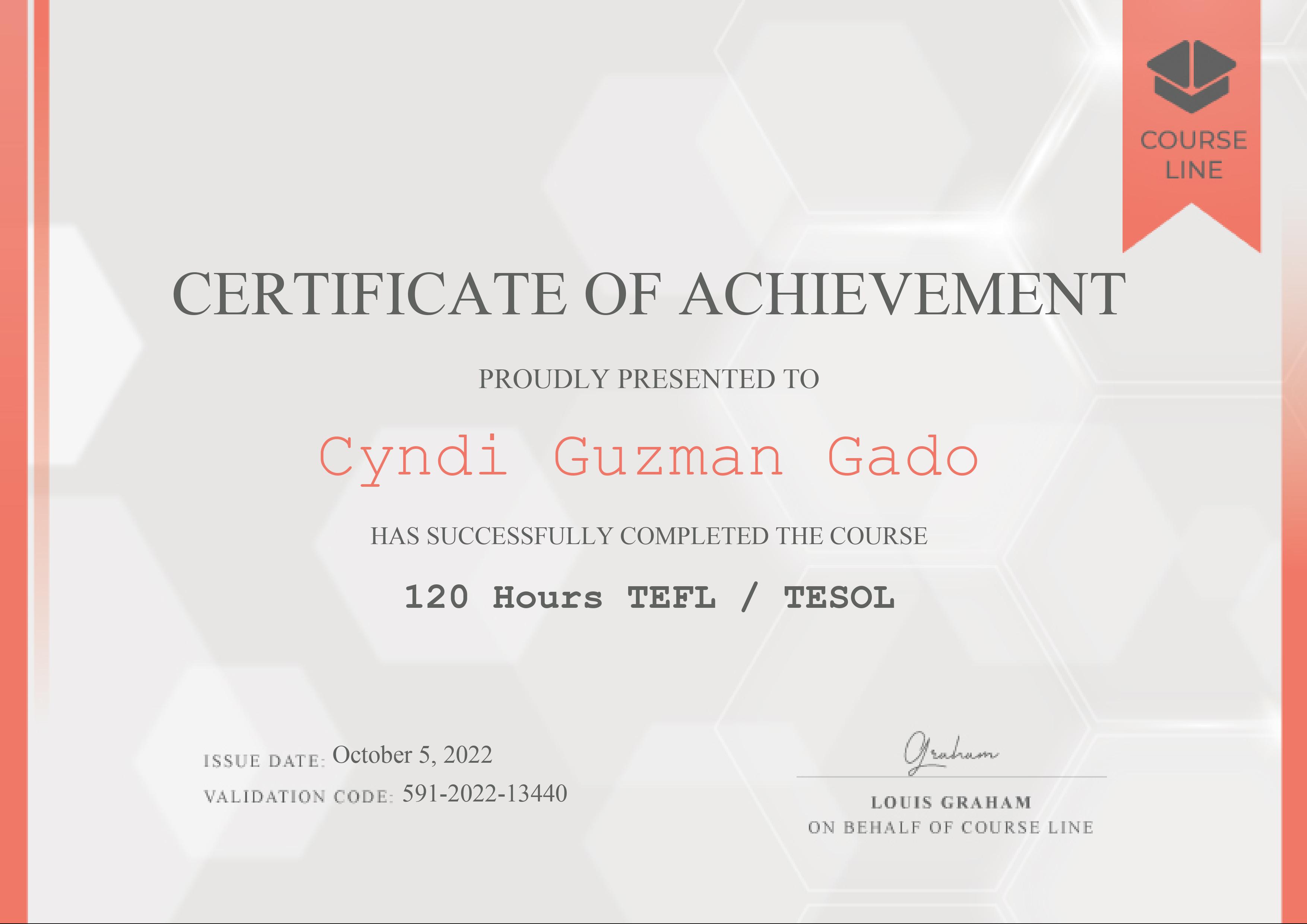 TESOL Certificate