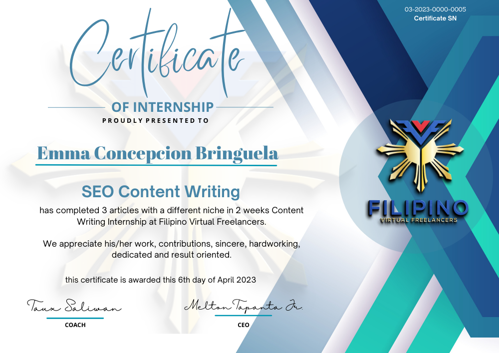 SEO Content Writing - Internship