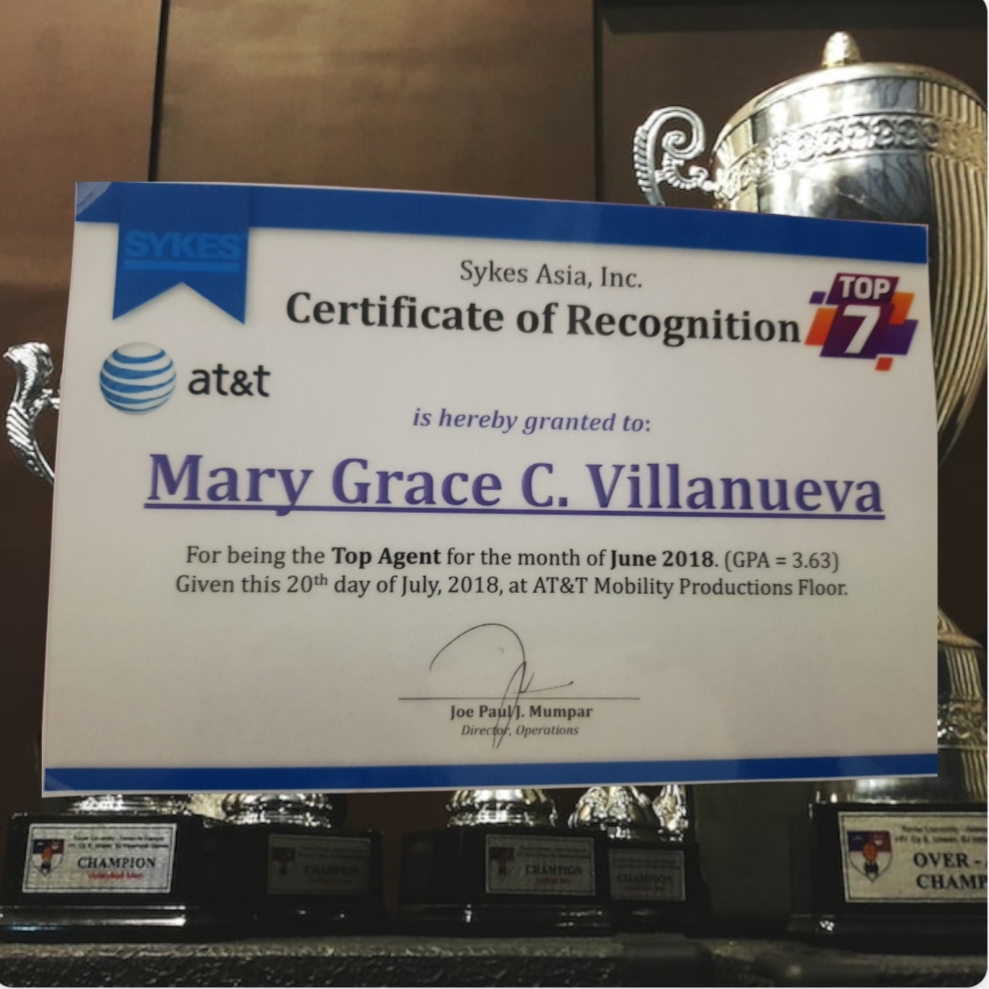 TOP AGENT CERTIFICATION
