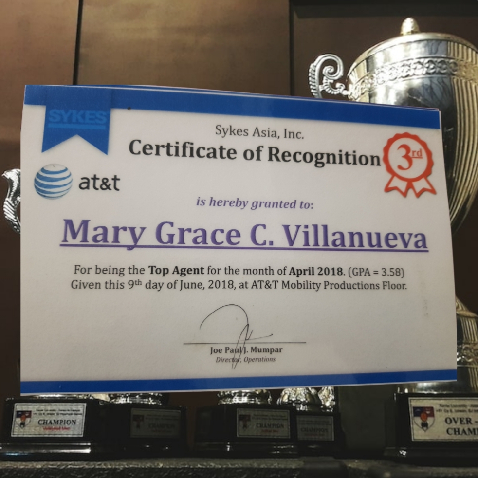 TOP AGENT CERTIFICATION