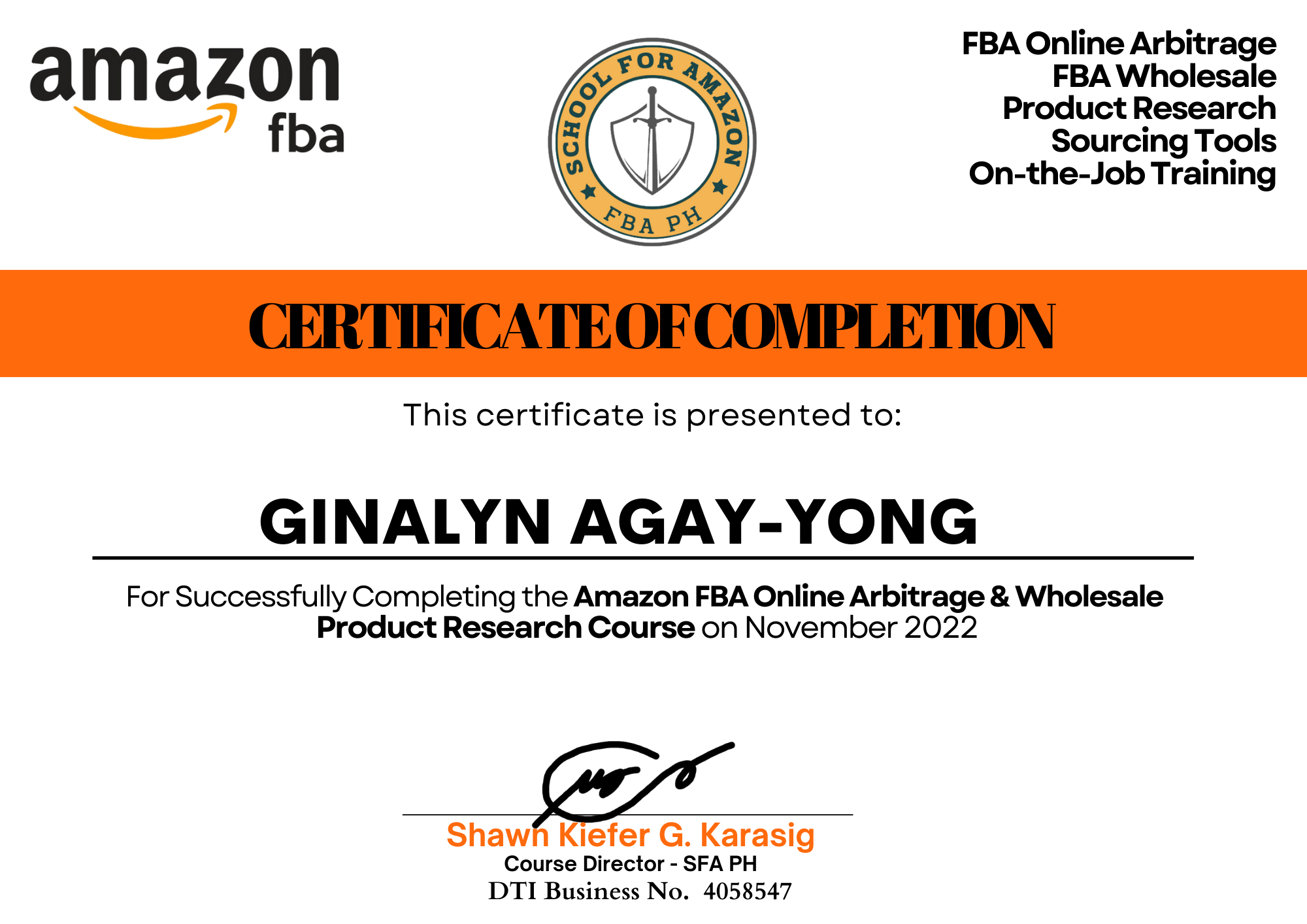 Amazon FBA Online Arbitrage & Wholesale Course