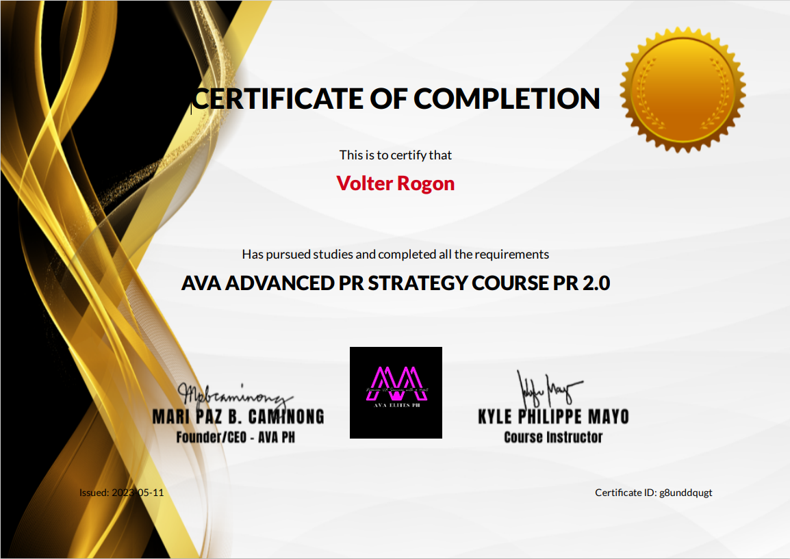 Advanced PR Strategy Course PR 2.0