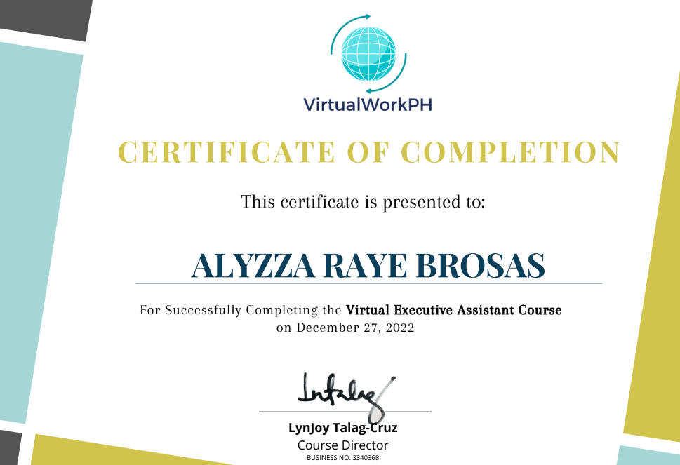 Virtual Executive Assistant Course