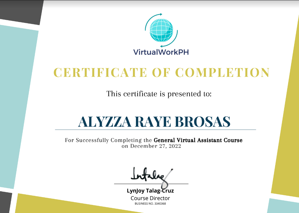 General Virtual Assistant Course
