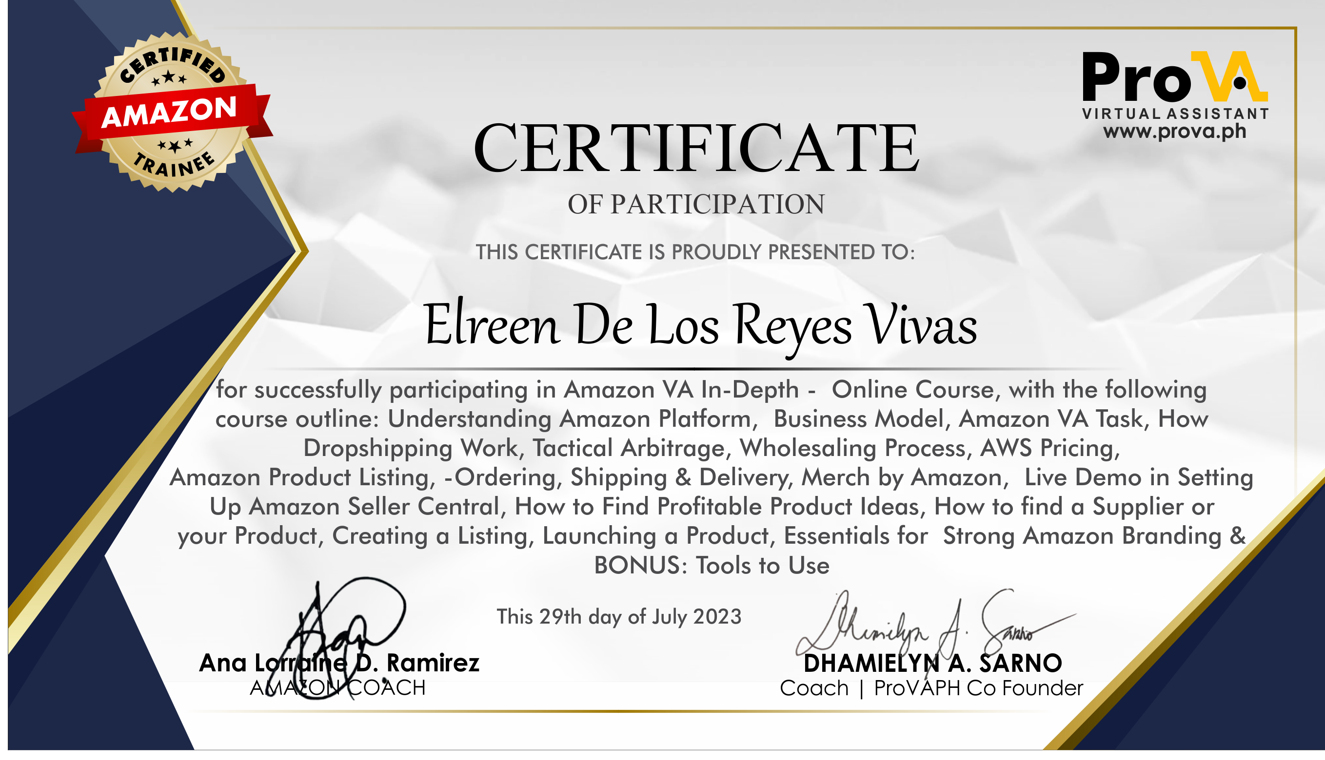 Amazon Virtual Assistant