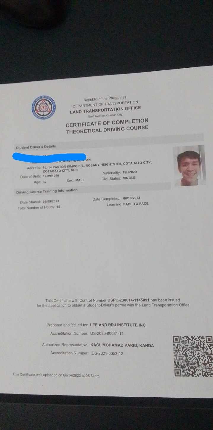 Theoretical Driving Course