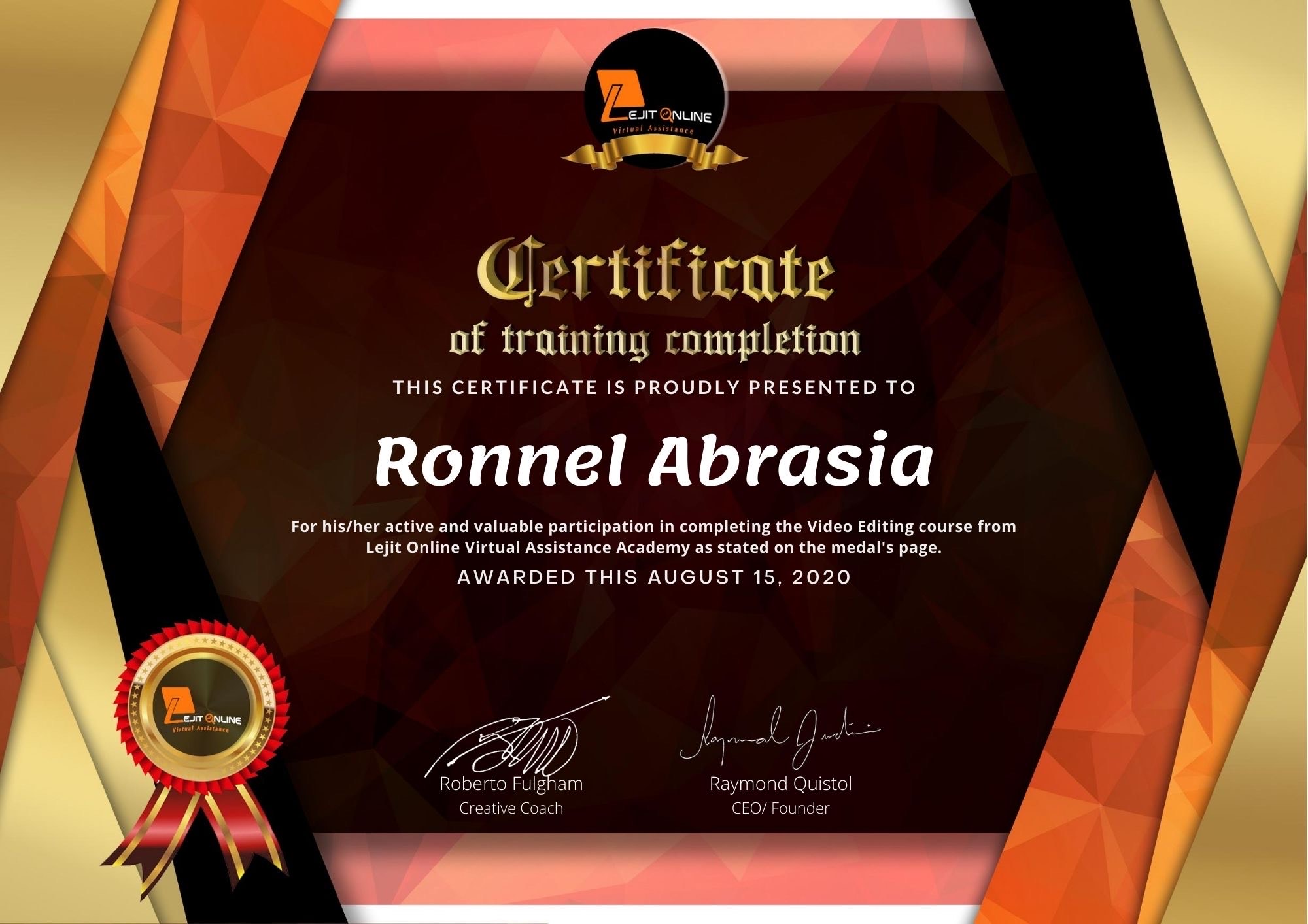 Video Editing Course