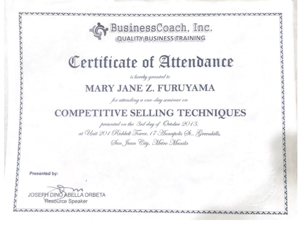 Competitive Selling Technique Training