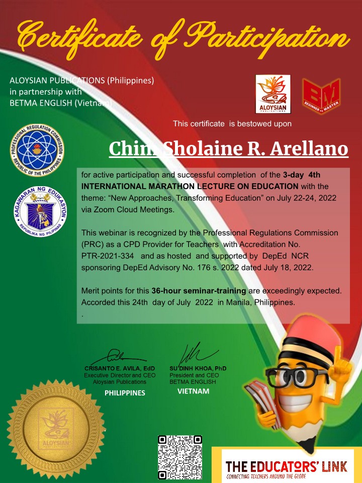 4th International Marathon Lecture on Education