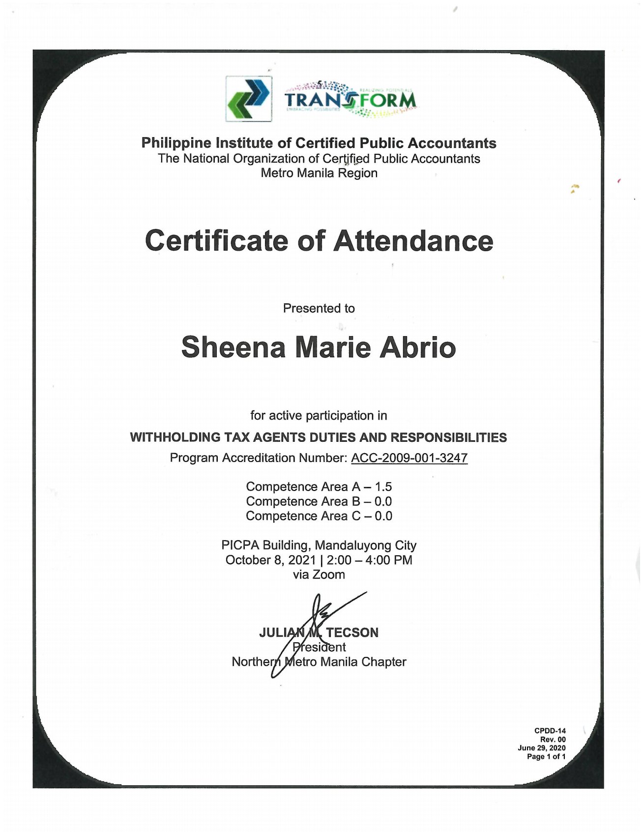 (C4) WITHHOLDING TAX AGENTS DUTIES AND RESPONSIBILITIES