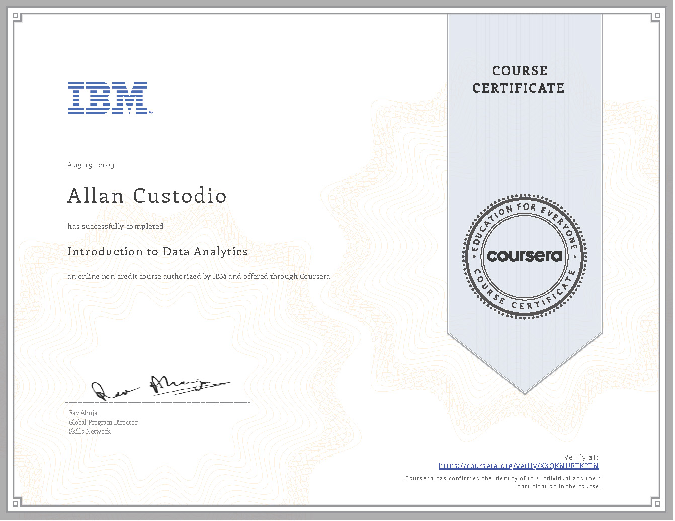Introduction to Data Analytics
