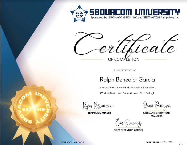 Basic Lead Generation & Cold Calling Training