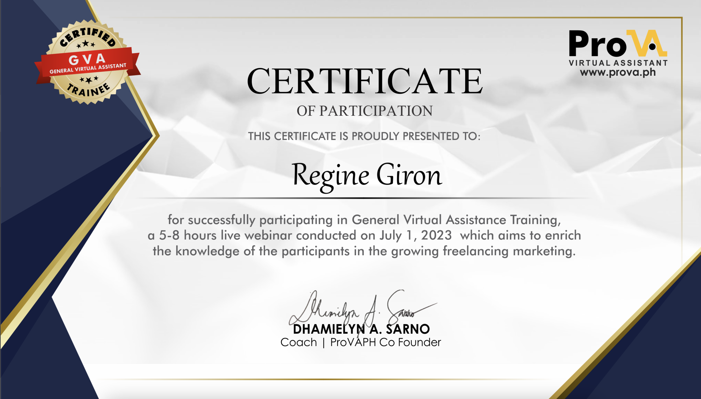 General Virtual Assistant