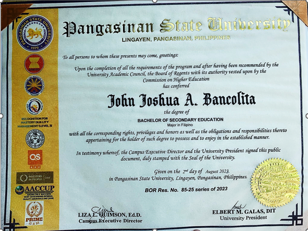 Bachelor Diploma