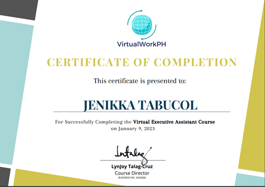 VIRTUAL EXECUTIVE ASSOSTANT