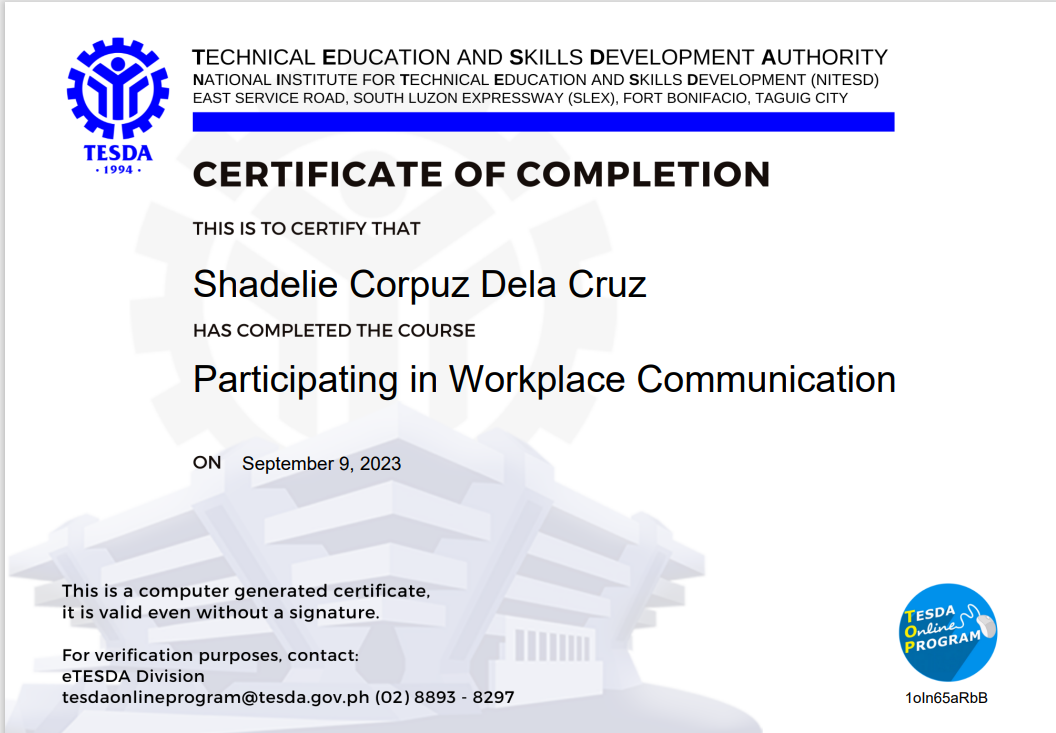 Participating in Workplace Communication