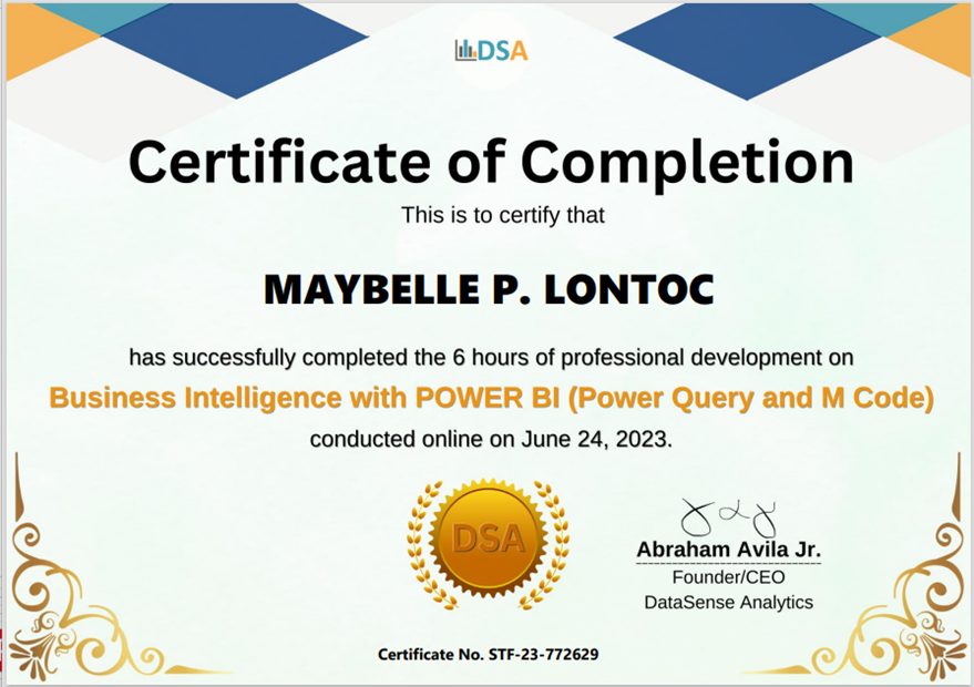 Business Intelligence with Power BI (Power Query and M code)